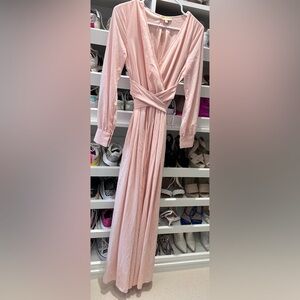 Pink maxi dress NWOT